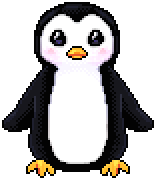 the gif of a bouncing penguin