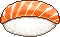 pixel icon of a nigiri